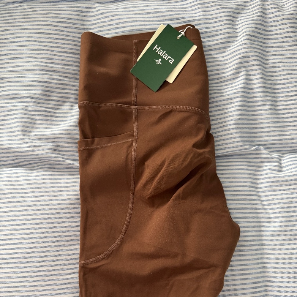 Halara Leggings Brown NWT